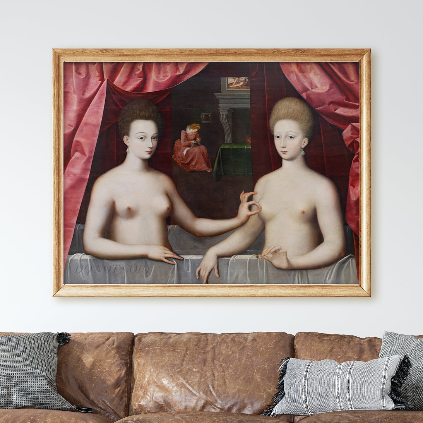 Gabrielle d'Estrées Et Une De Ses Sœurs (1594) by Unknown