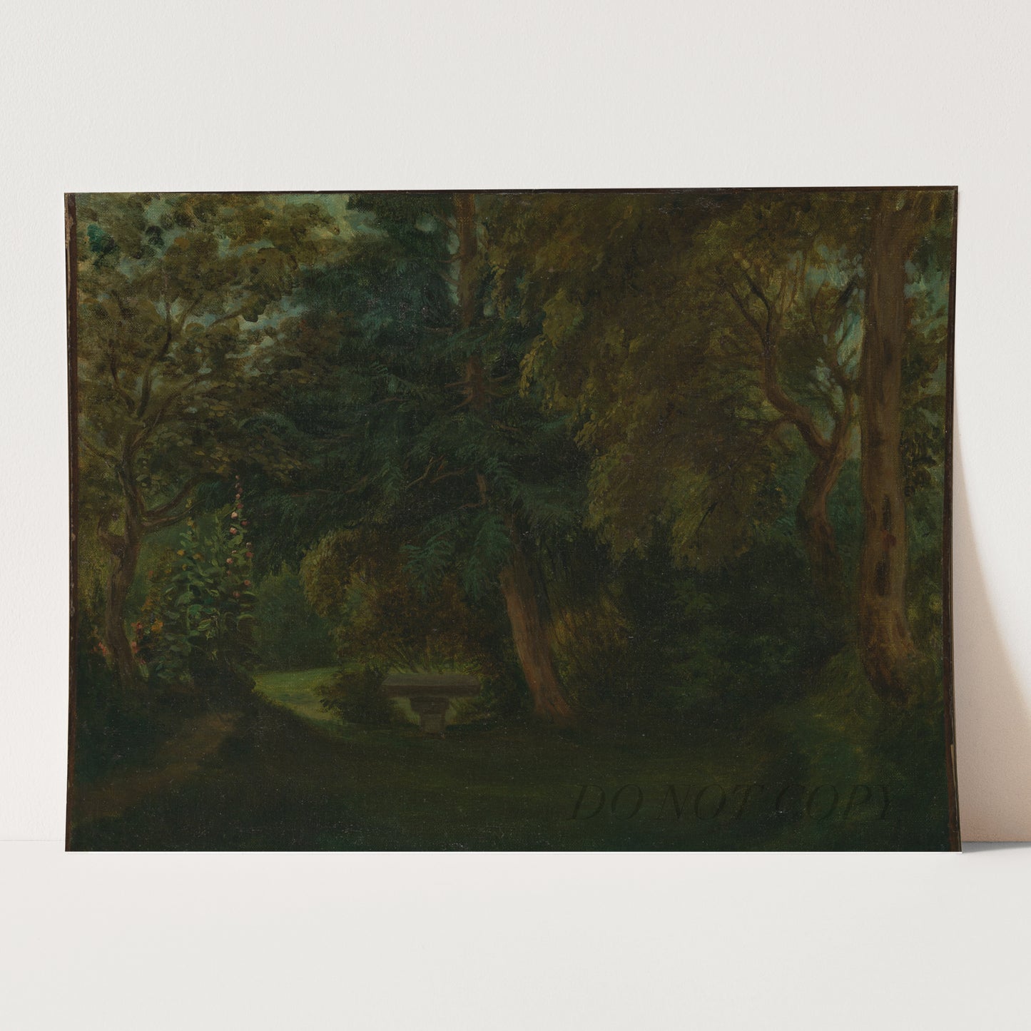 George Sand's Garden at Nohant (1842-1843) by Eugène Delacroix