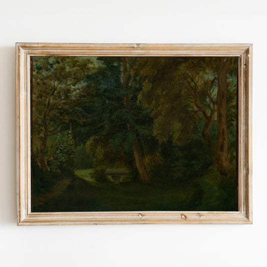 George Sand's Garden at Nohant (1842-1843) by Eugène Delacroix