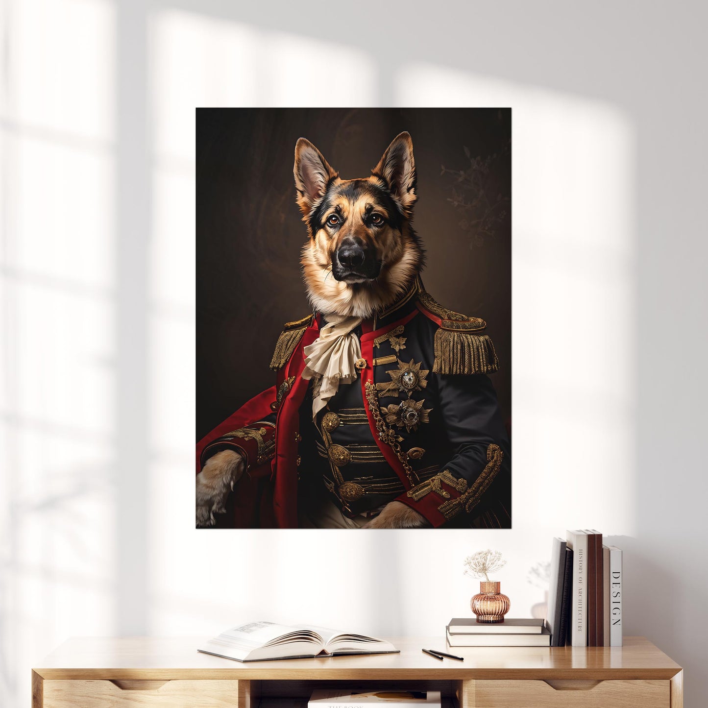German Shepherd Aristocrat Portrait