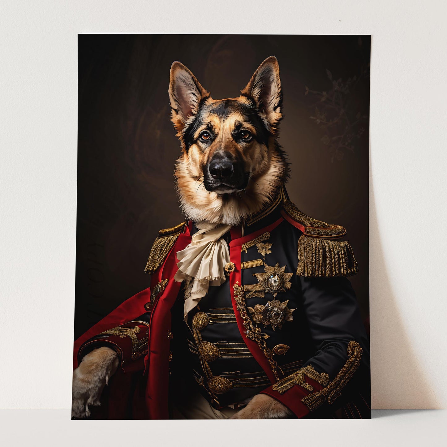 German Shepherd Aristocrat Portrait
