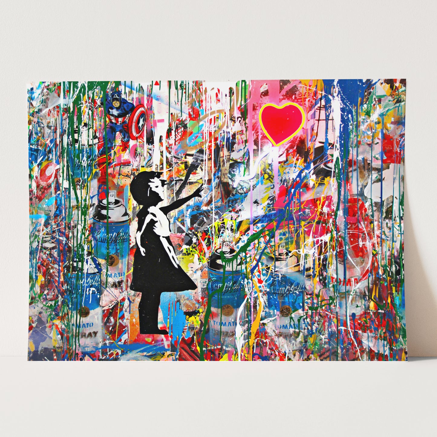 Girl With Heart Balloon Banksy