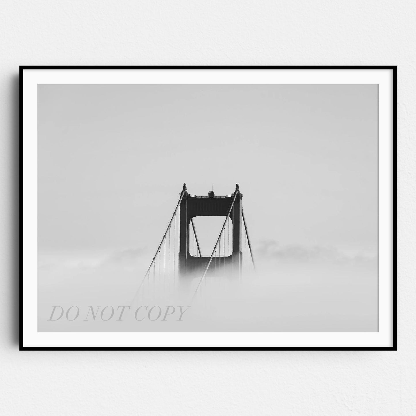 Golden Gate Bridge in Clouds