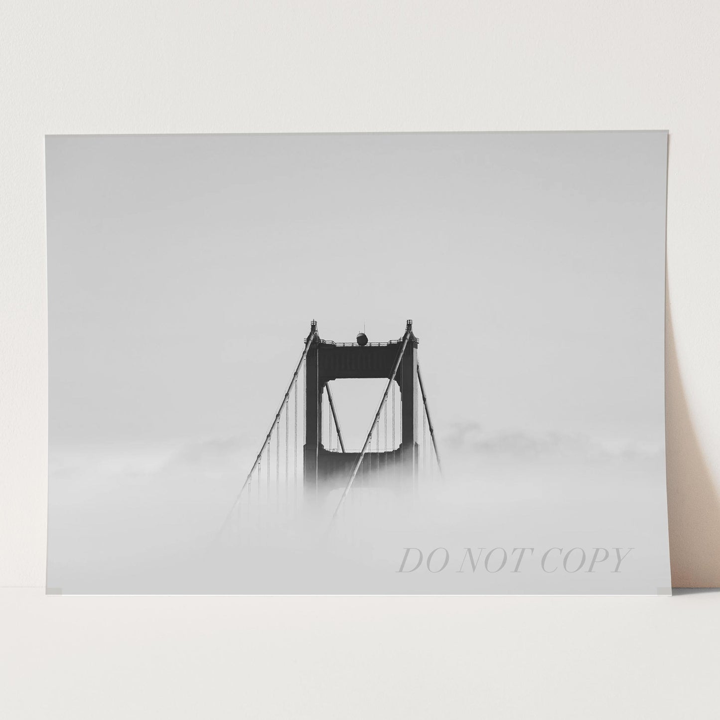 Golden Gate Bridge in Clouds