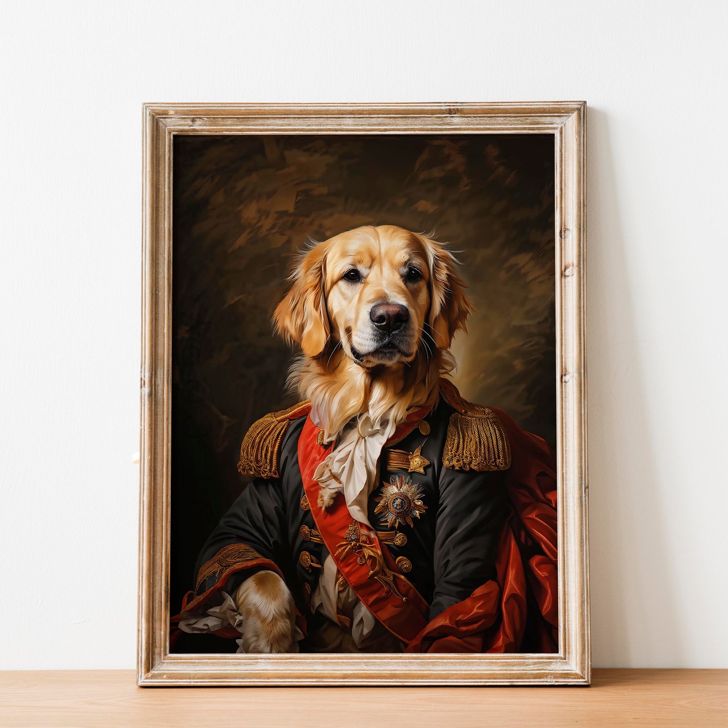 Golden Retriever Aristocrat Portrait