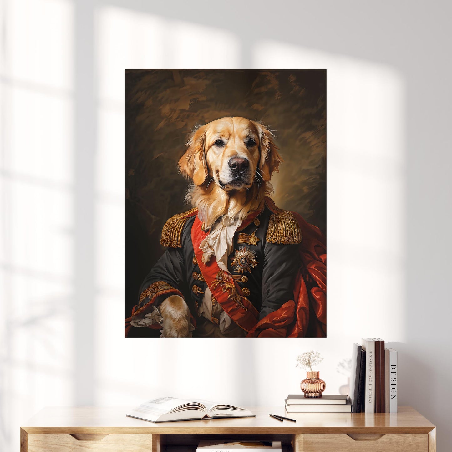 Golden Retriever Aristocrat Portrait