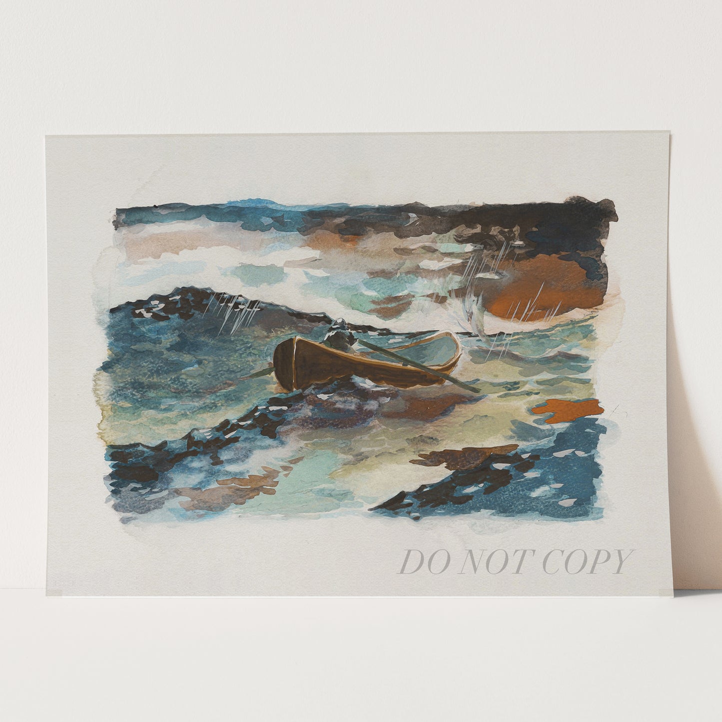 Good Will Hunting Rowboat Painting