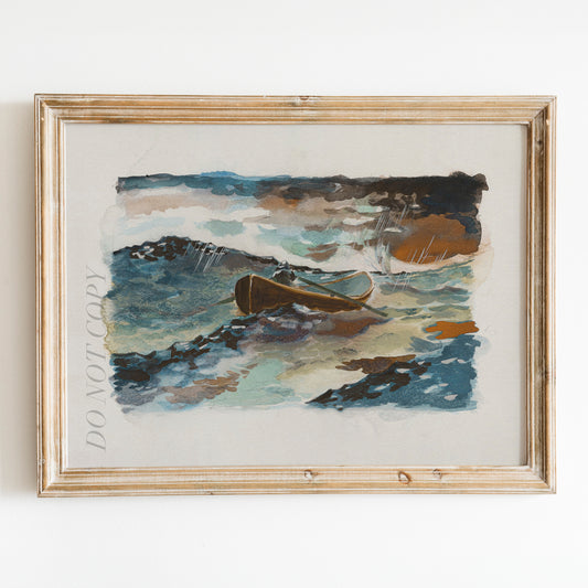 Good Will Hunting Rowboat Painting