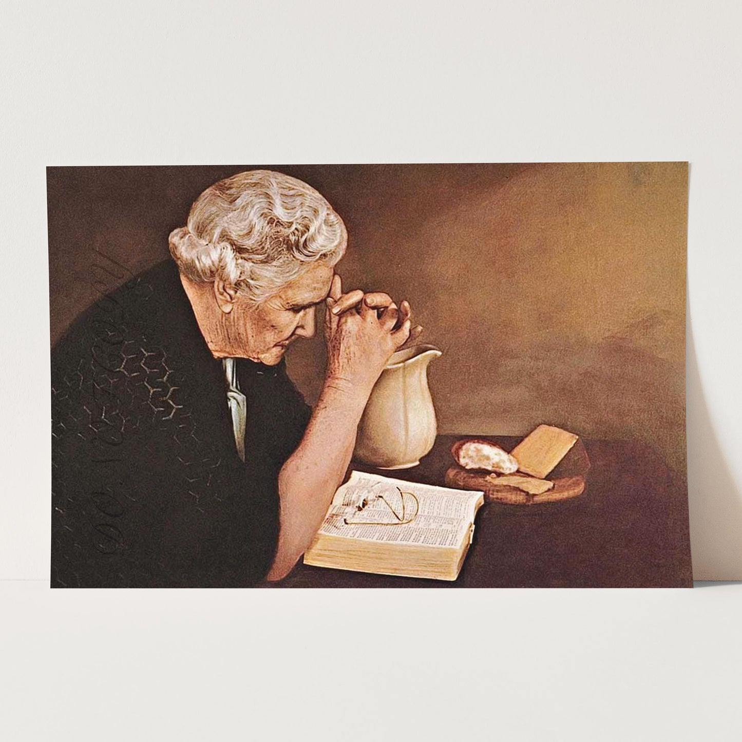 Gratitude, Woman Praying Over Daily Bread