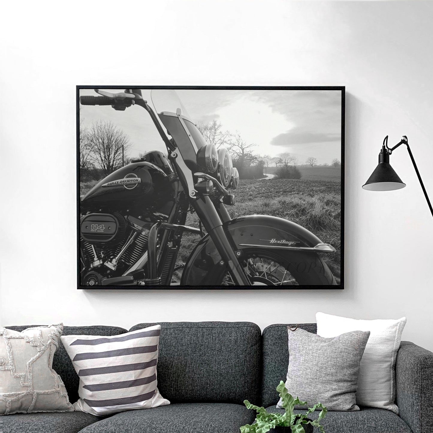 Harley Davidson Sunset