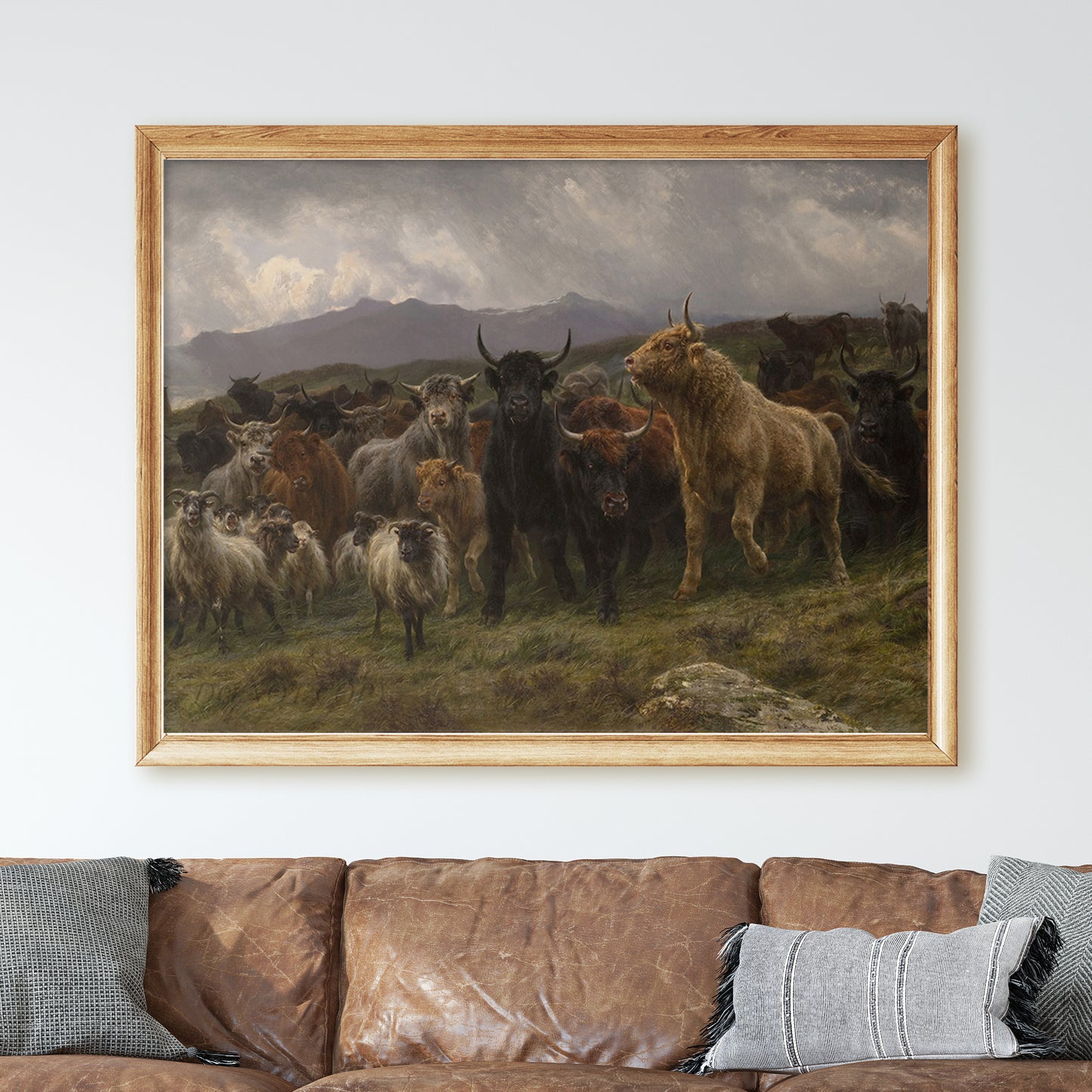 Highland Raid by Rosa Bonheur