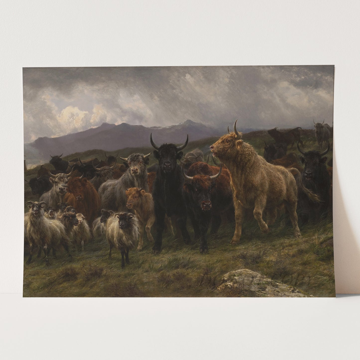 Highland Raid by Rosa Bonheur