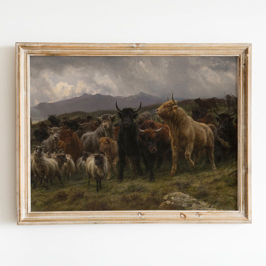 Highland Raid by Rosa Bonheur