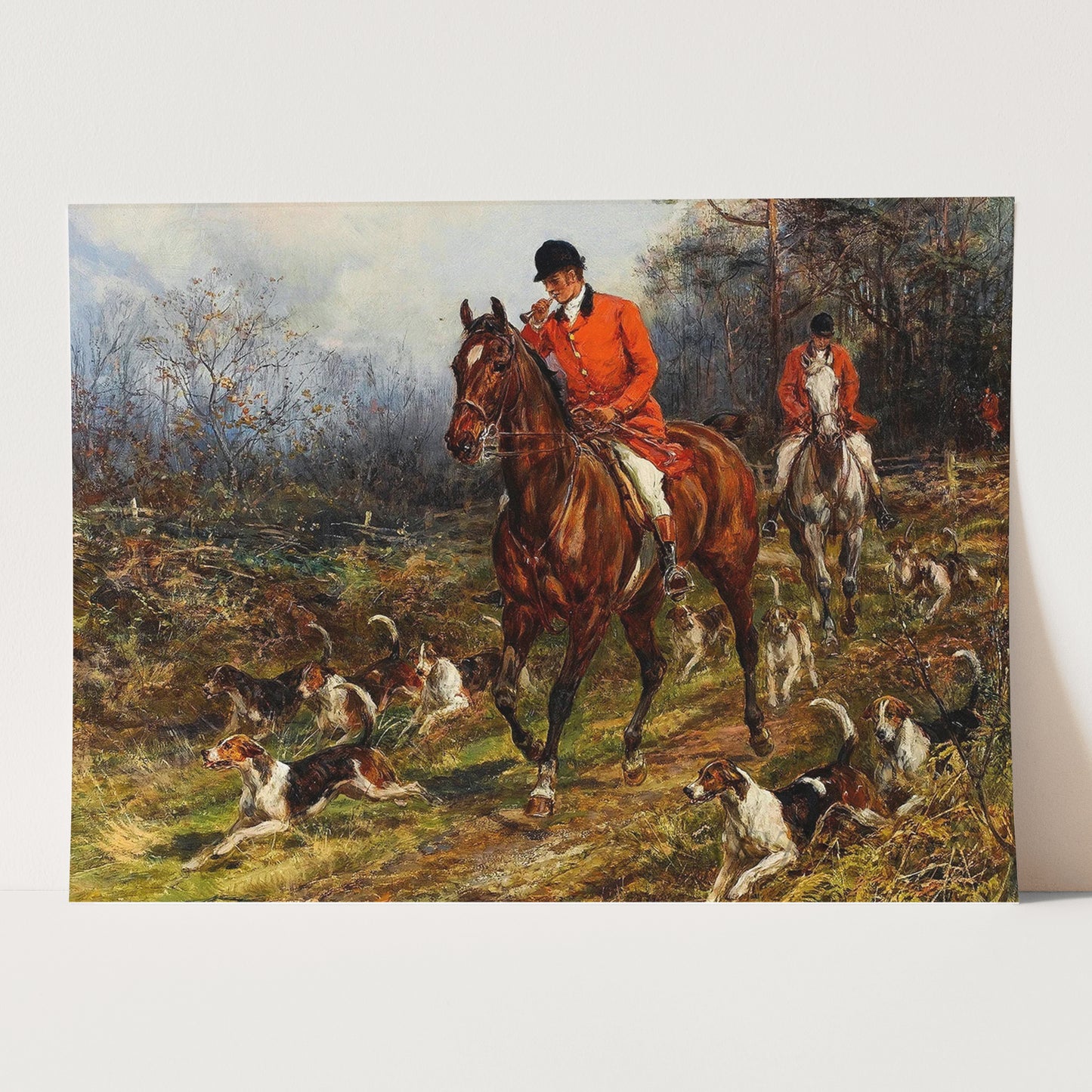 Horses and Hounds by Heywood Hardy