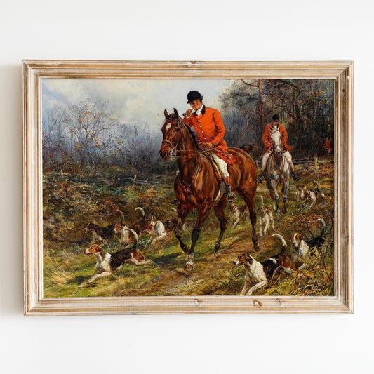 Horses and Hounds by Heywood Hardy