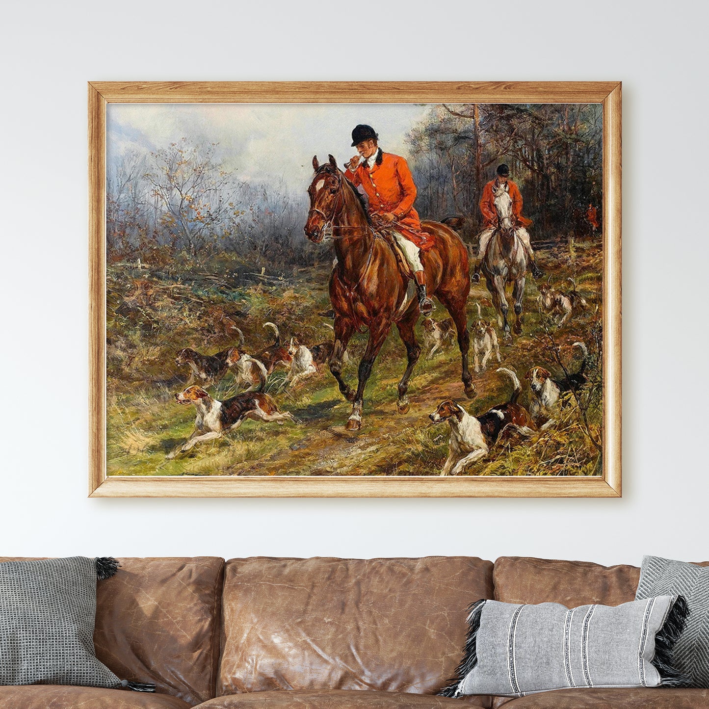 Horses and Hounds by Heywood Hardy