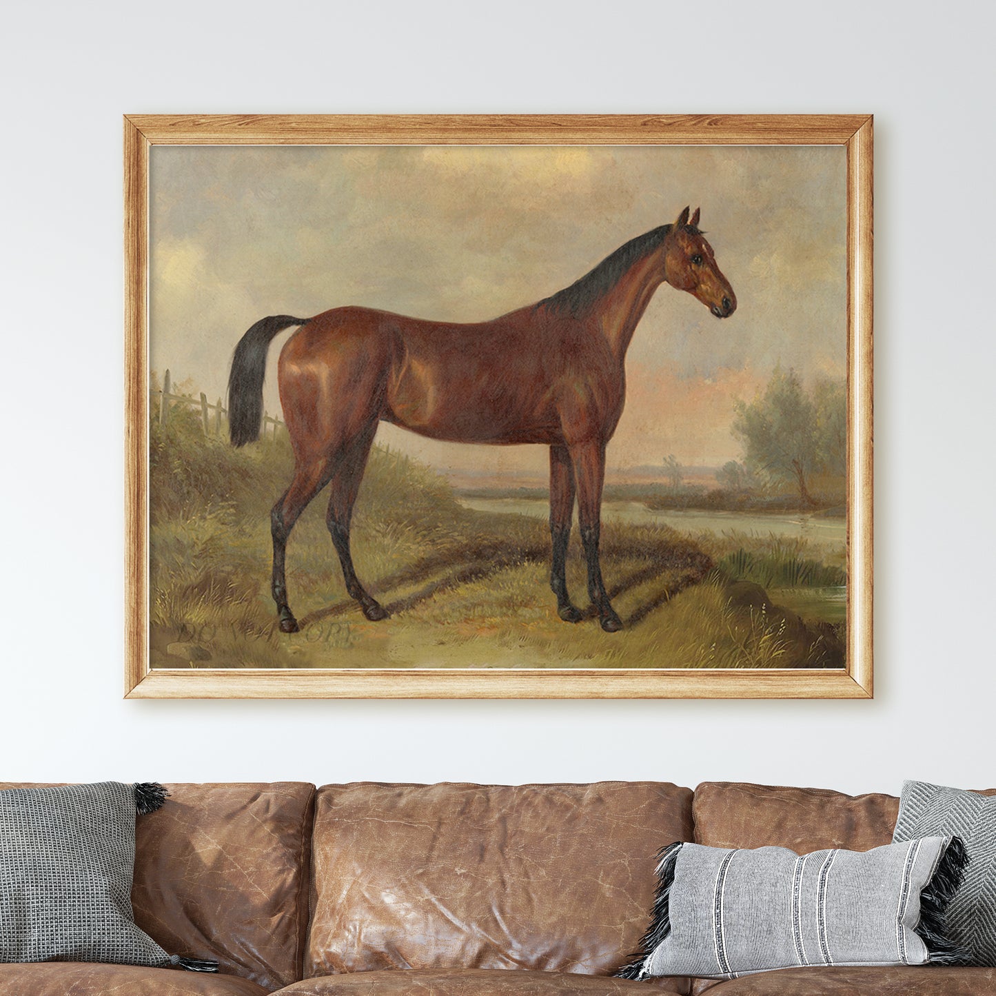 Hunter In A Landscape After William Barraud