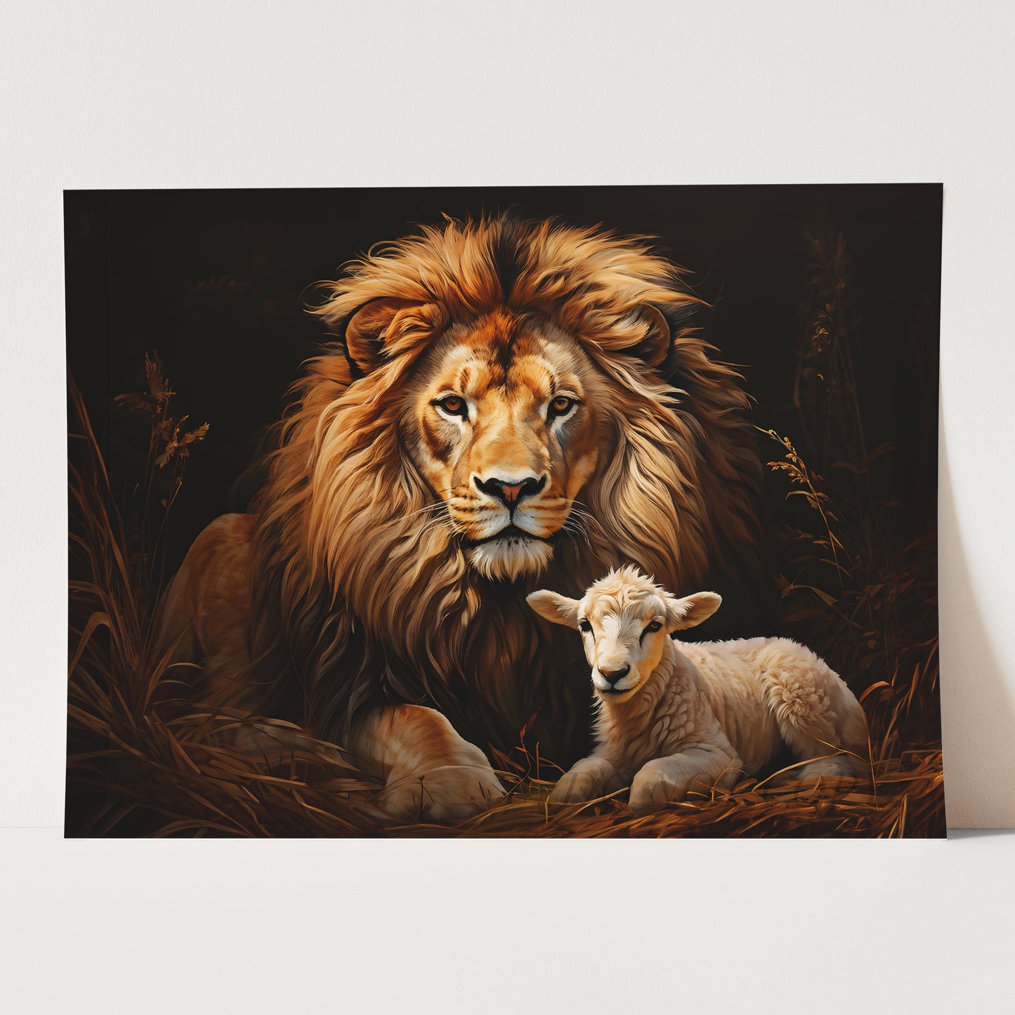 Jesus Christ The Lion And The Lamb