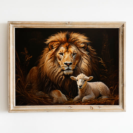 Jesus Christ The Lion And The Lamb