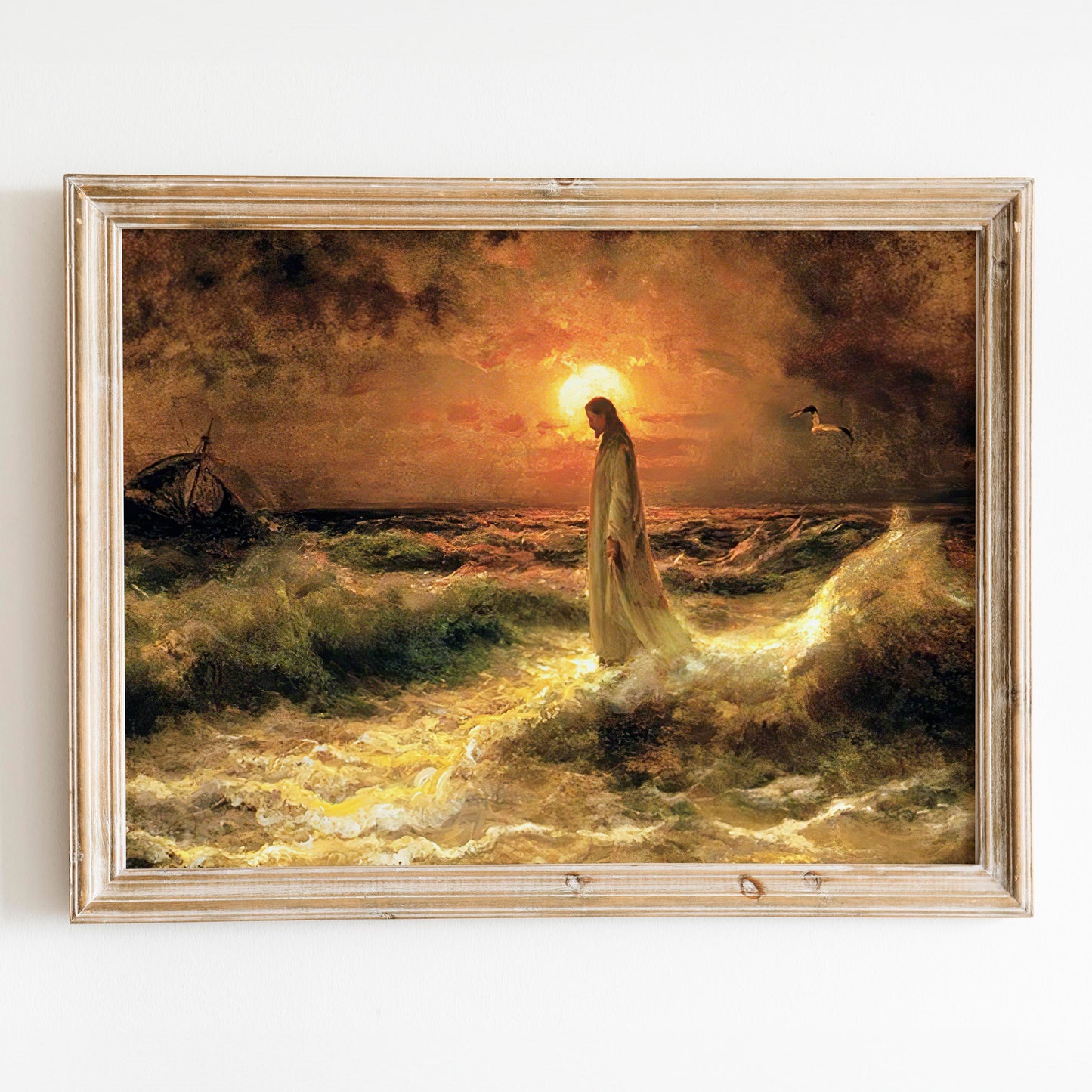 Jesus Christ Walking On Water
