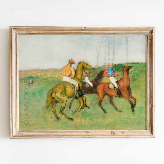Jockeys and Race Horses (1890–1895) Edgar Degas