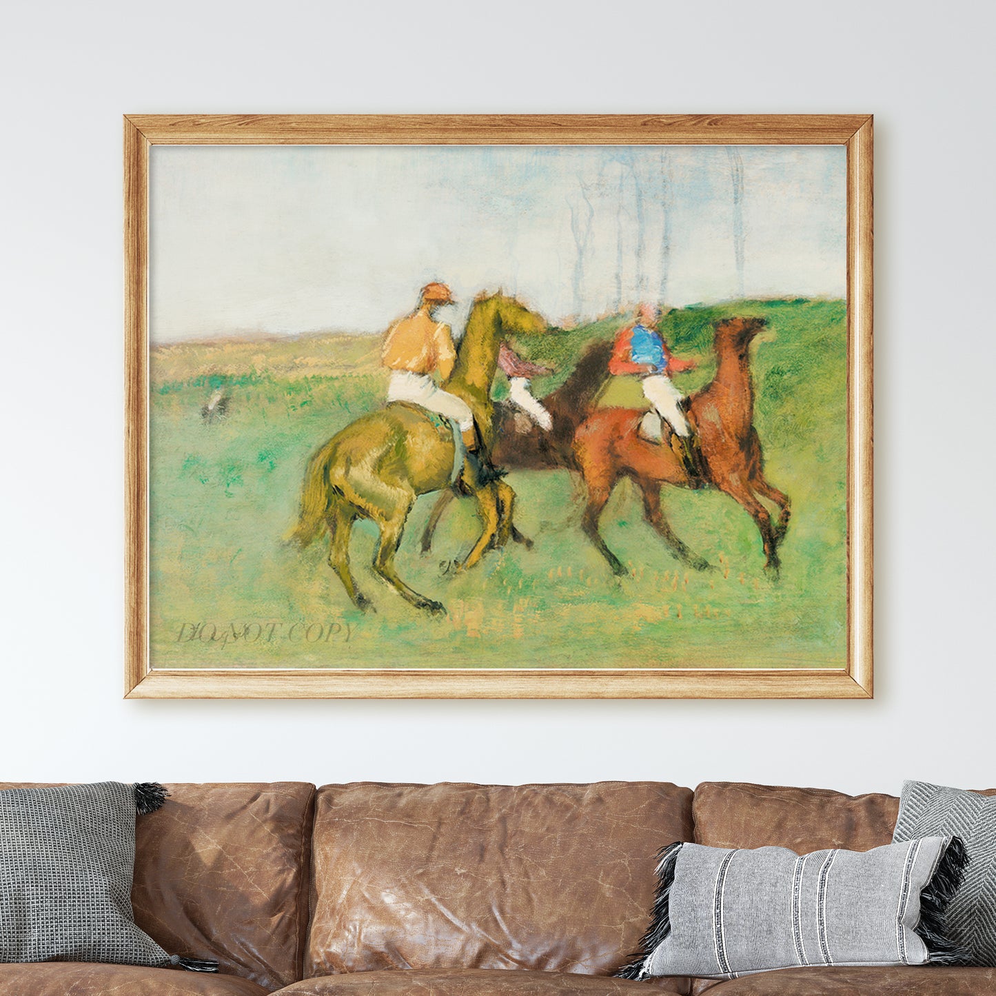 Jockeys and Race Horses (1890–1895) Edgar Degas