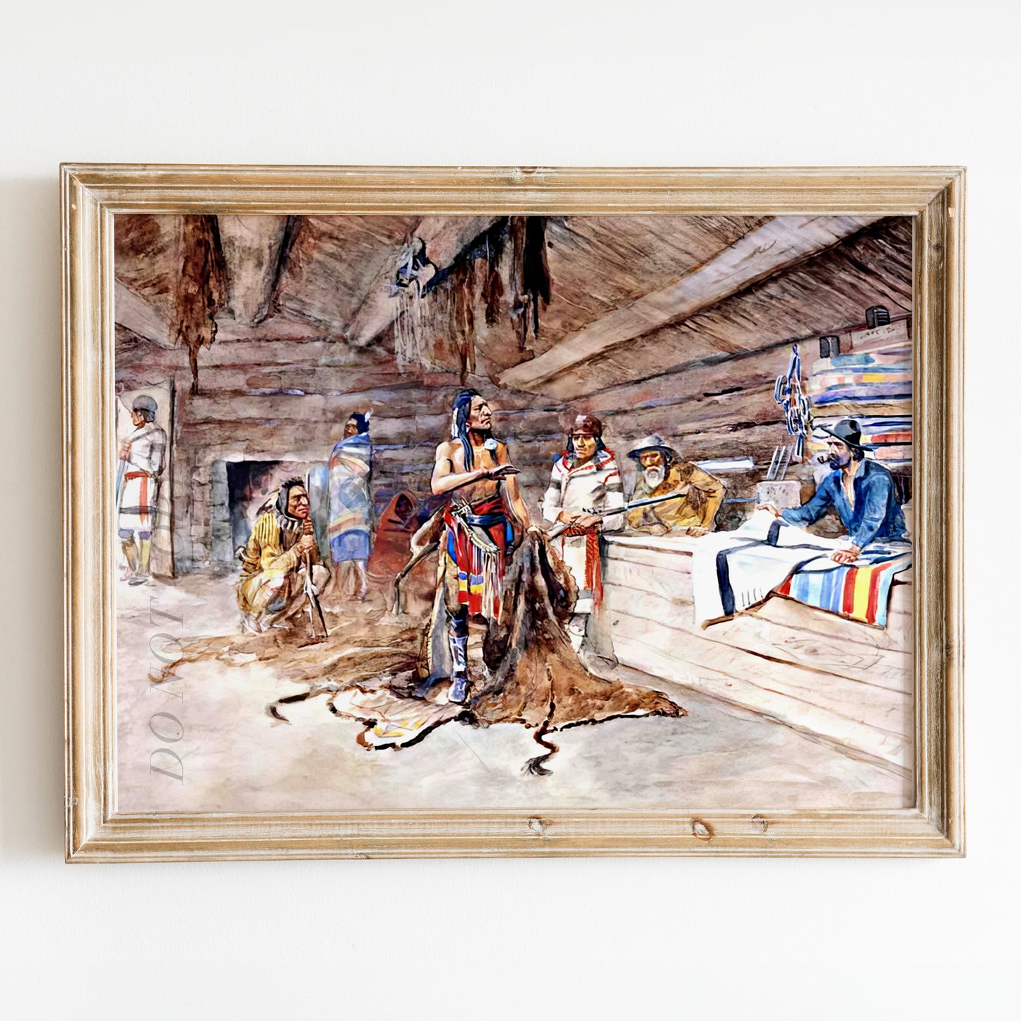 Joe Kipp's Trading Post by Charles Marion Russell