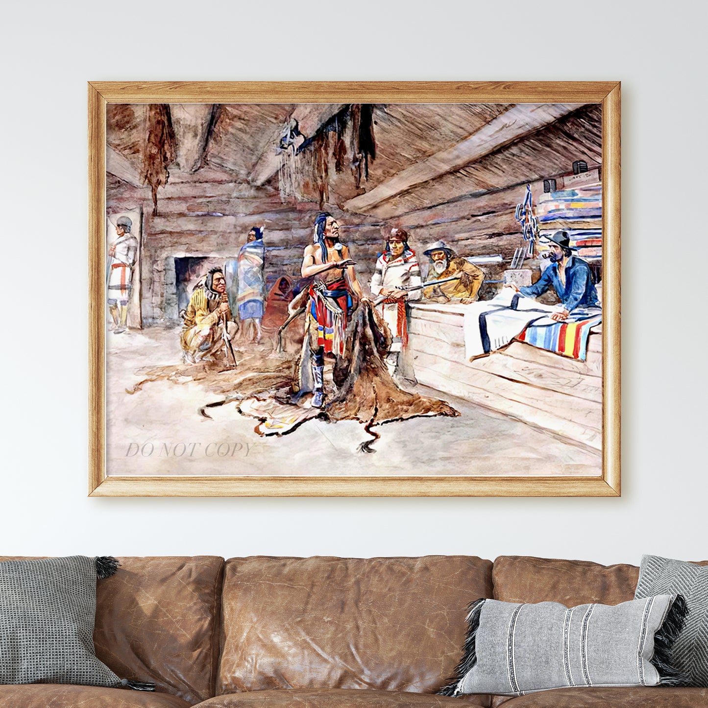Joe Kipp's Trading Post by Charles Marion Russell