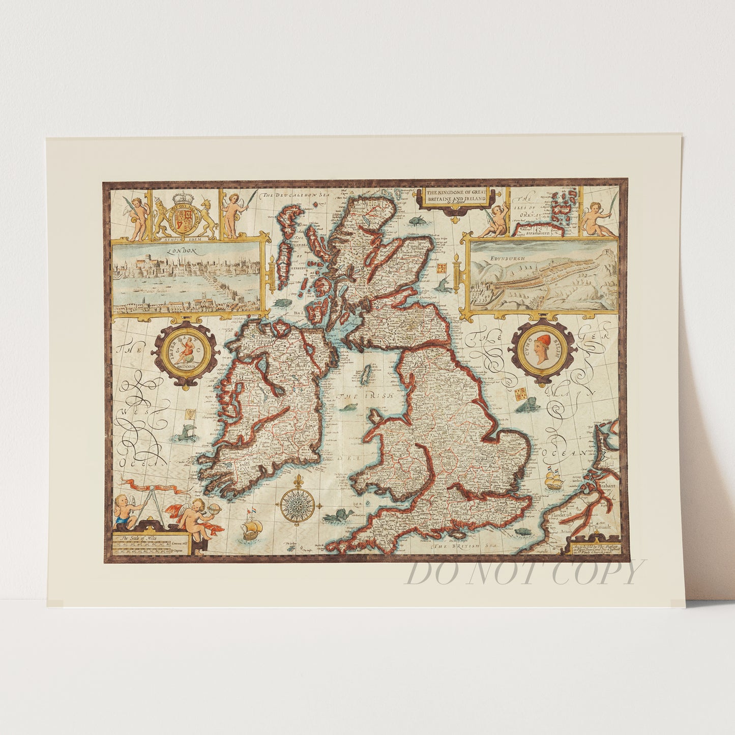 John Speede's British Isle Map (1770)