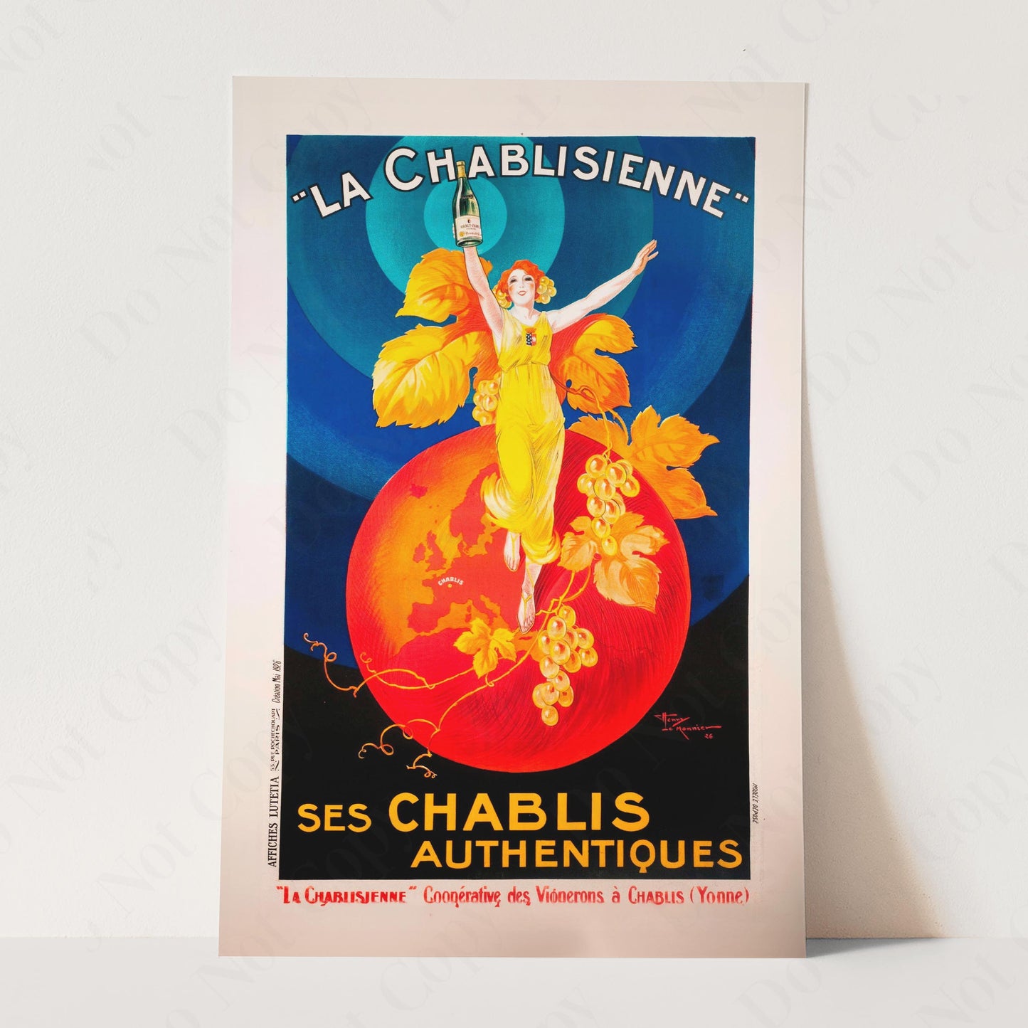 La Chablisienne, Vintage Advertising