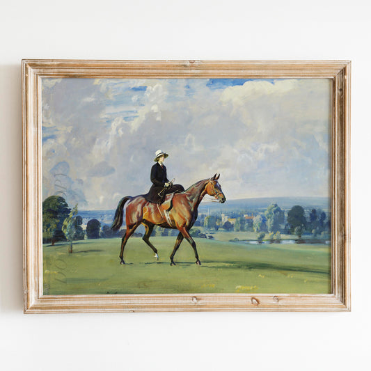 Lady Astor on Horseback by Sir Alfred James Munnings