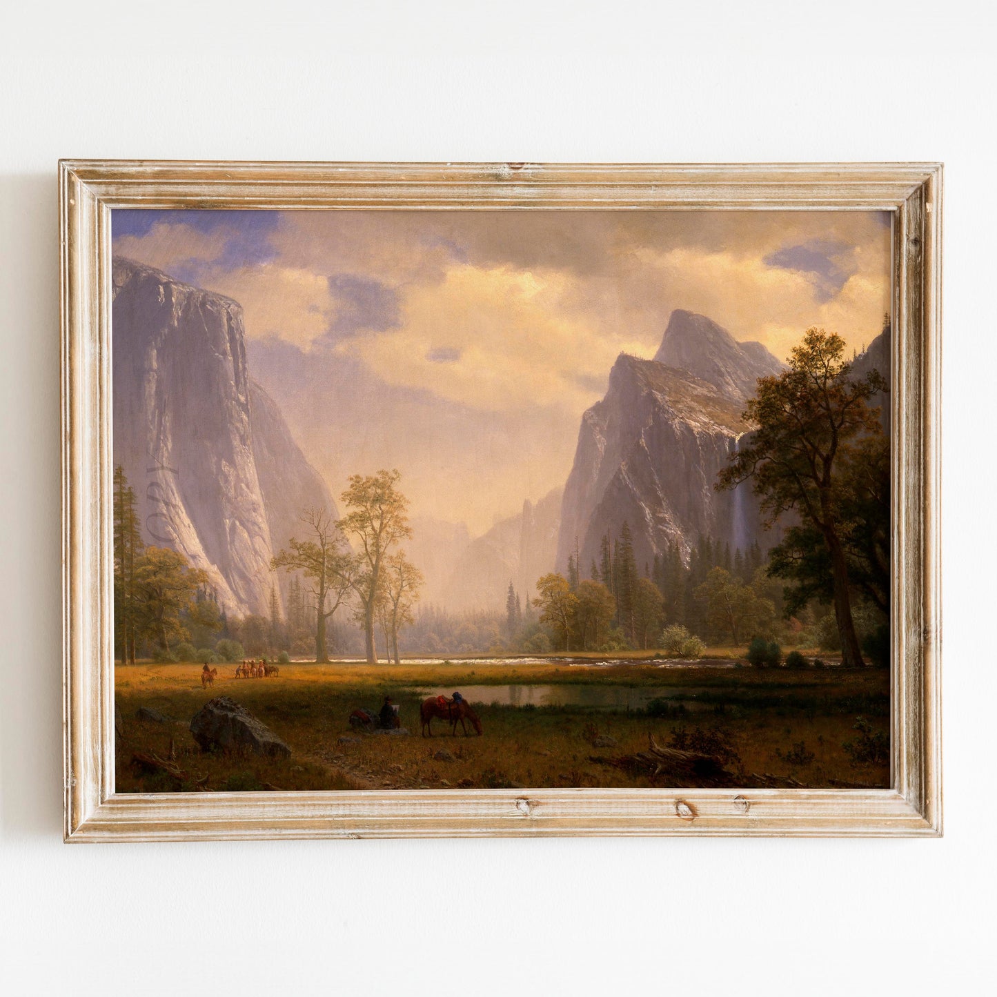 Looking up Yosemite Valley by Albert Bierstadt