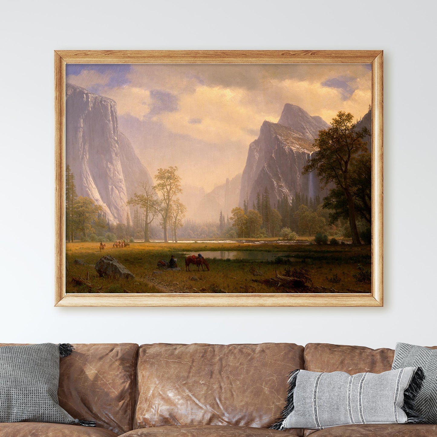 Looking up Yosemite Valley by Albert Bierstadt