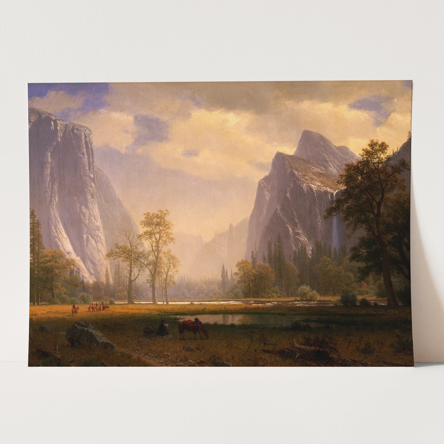 Looking up Yosemite Valley by Albert Bierstadt