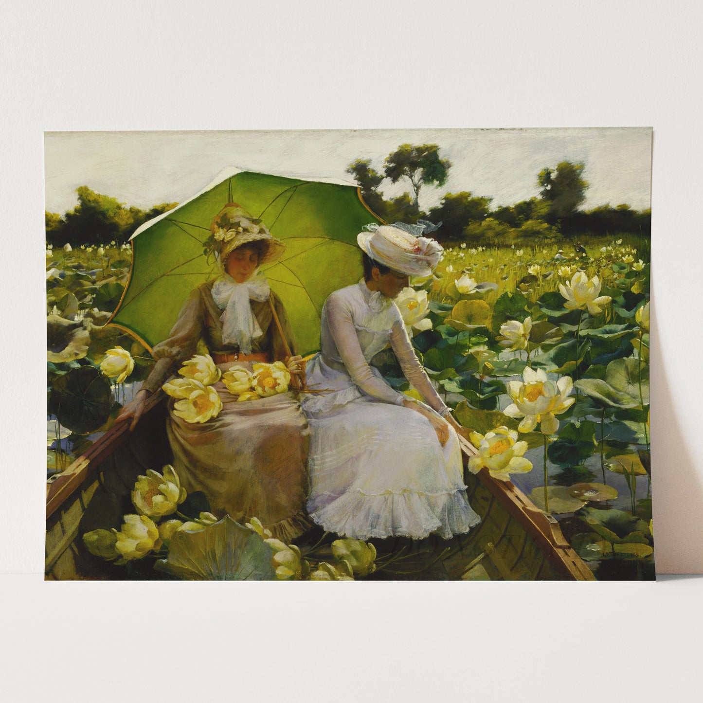 Lotus Lilies by Charles Courtney Curran