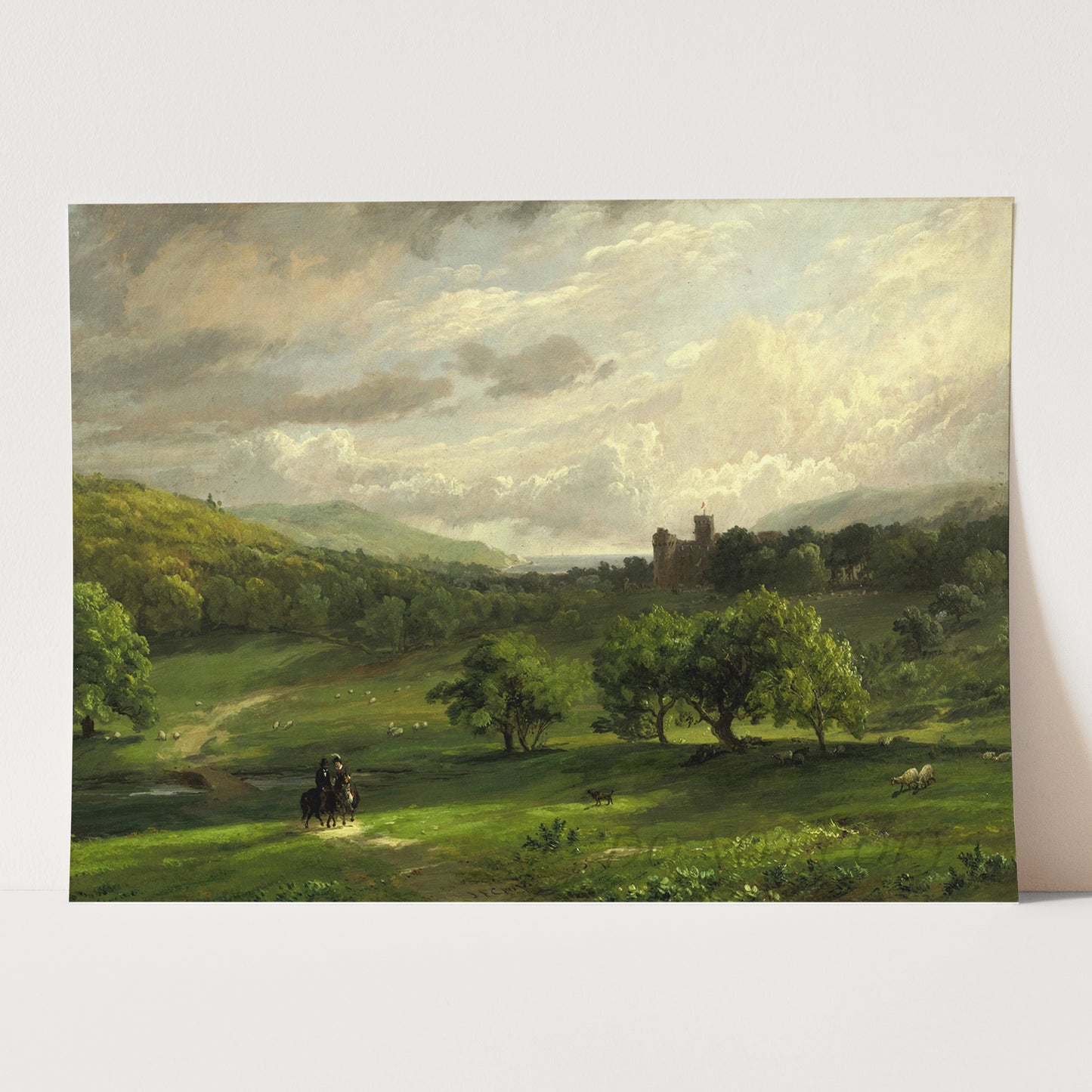 Lulworth Castle 1859 By Jasper Francis Cropsey