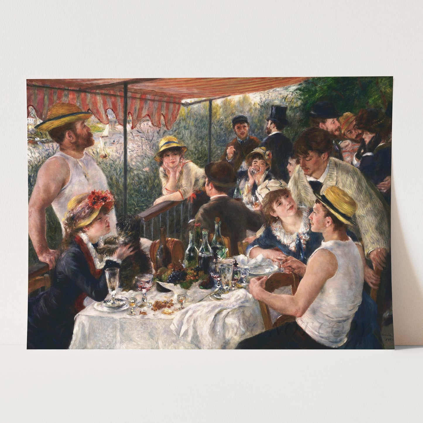 Luncheon of the Boating Party by Pierre-Auguste Renoir
