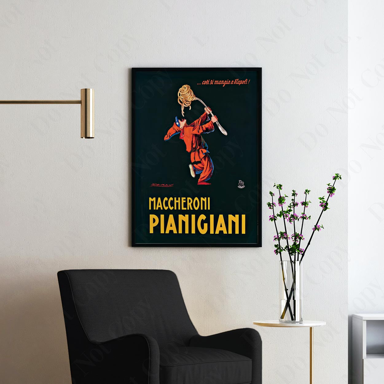 Maccheroni Pianigiani, 1922 Vintage Advertising