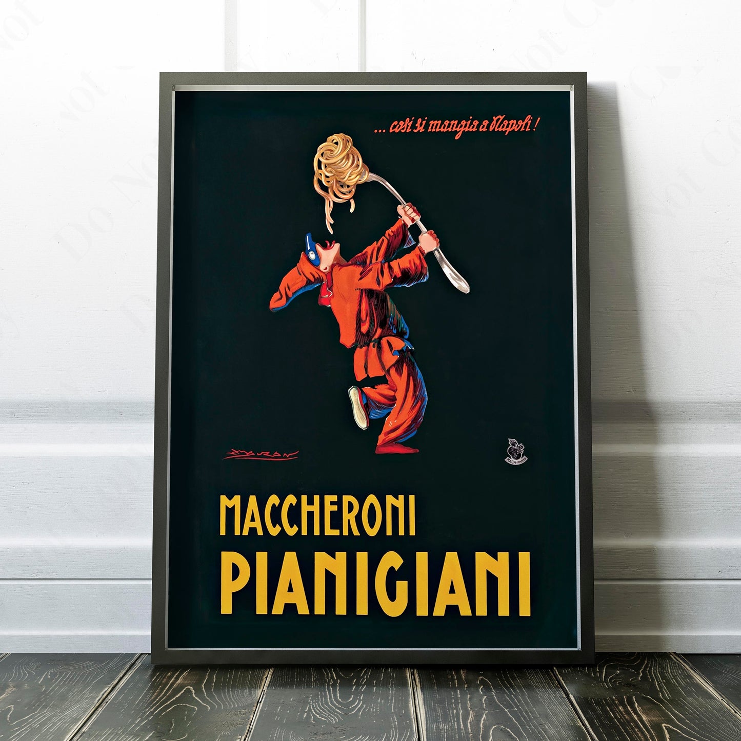 Maccheroni Pianigiani, 1922 Vintage Advertising