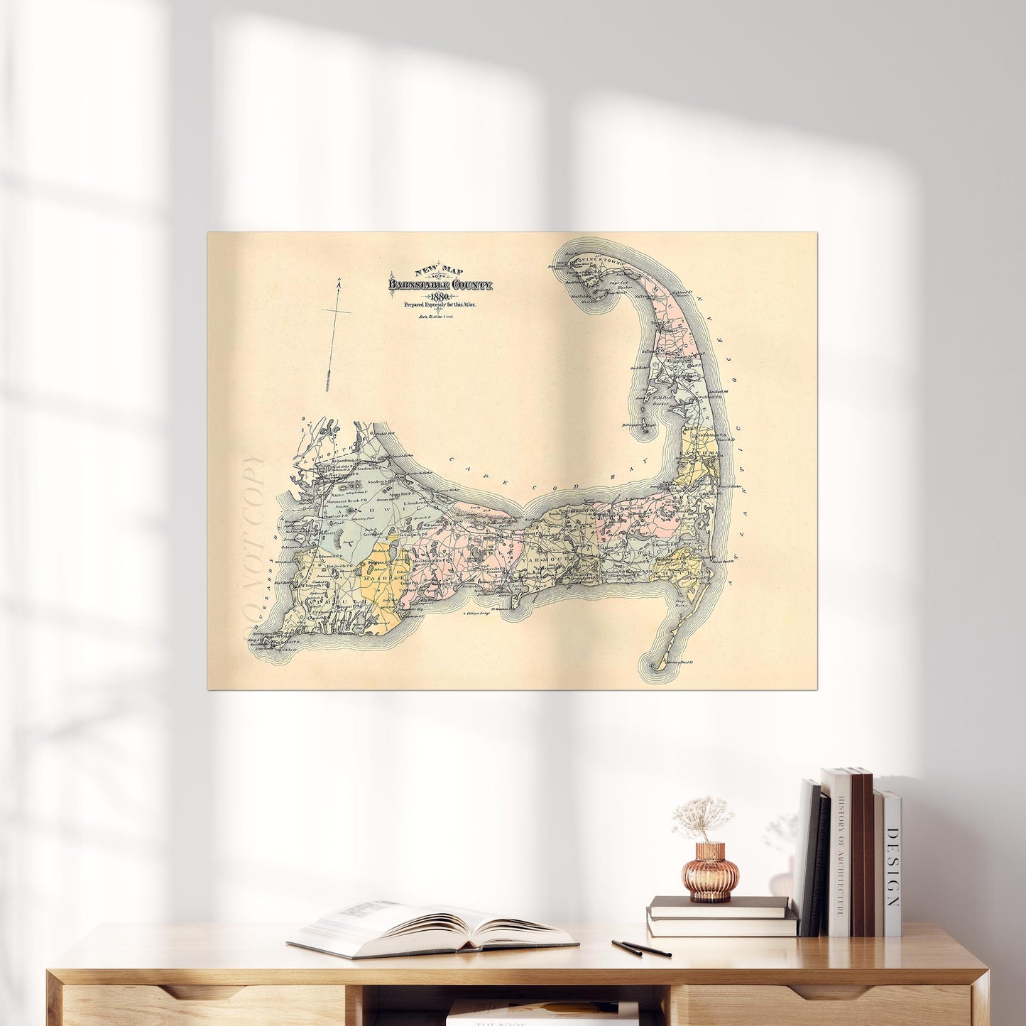 Map of Cape Cod 1880
