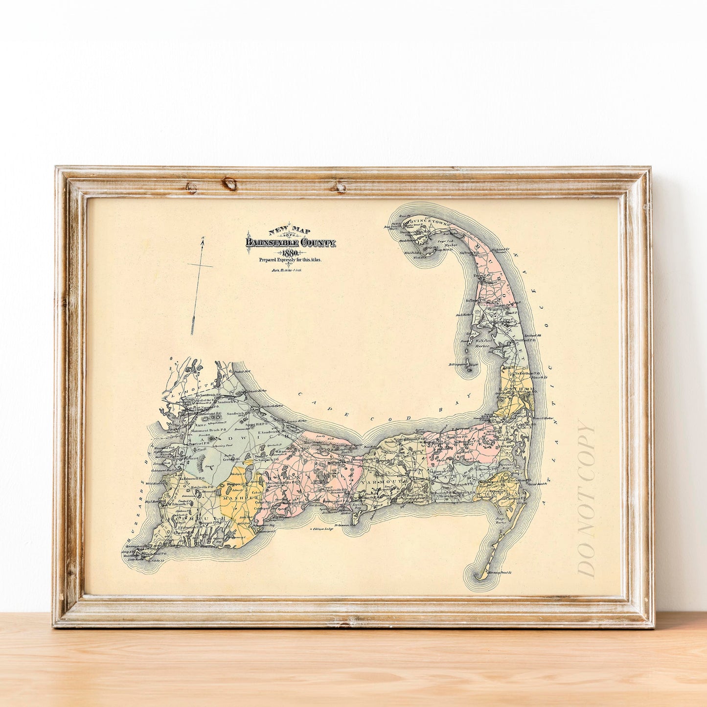 Map of Cape Cod 1880