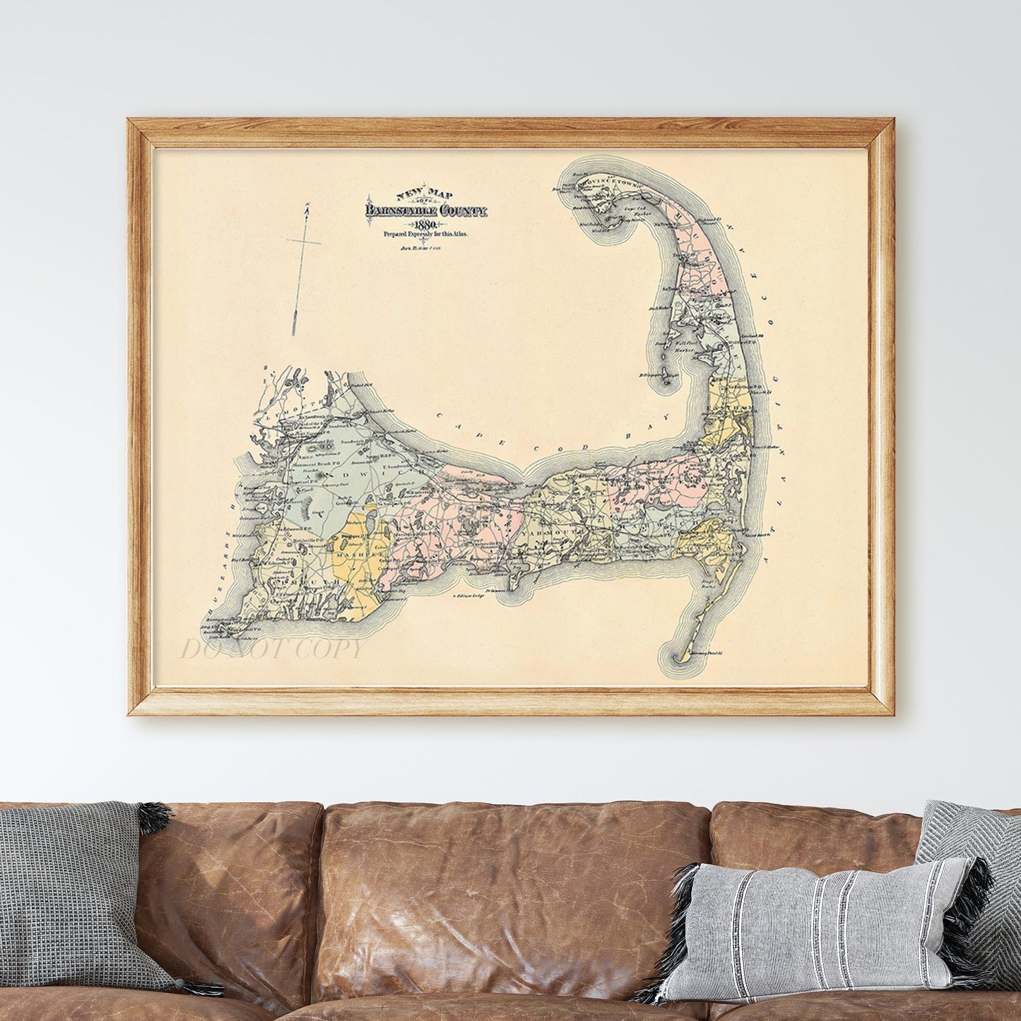 Map of Cape Cod 1880