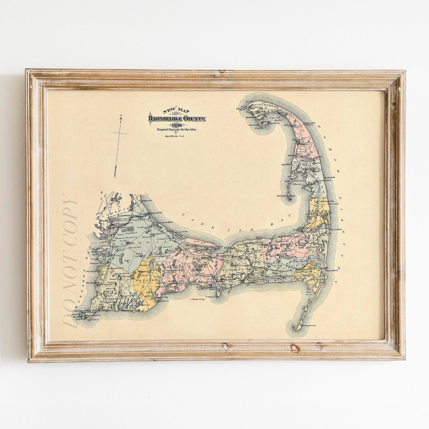 Map of Cape Cod 1880