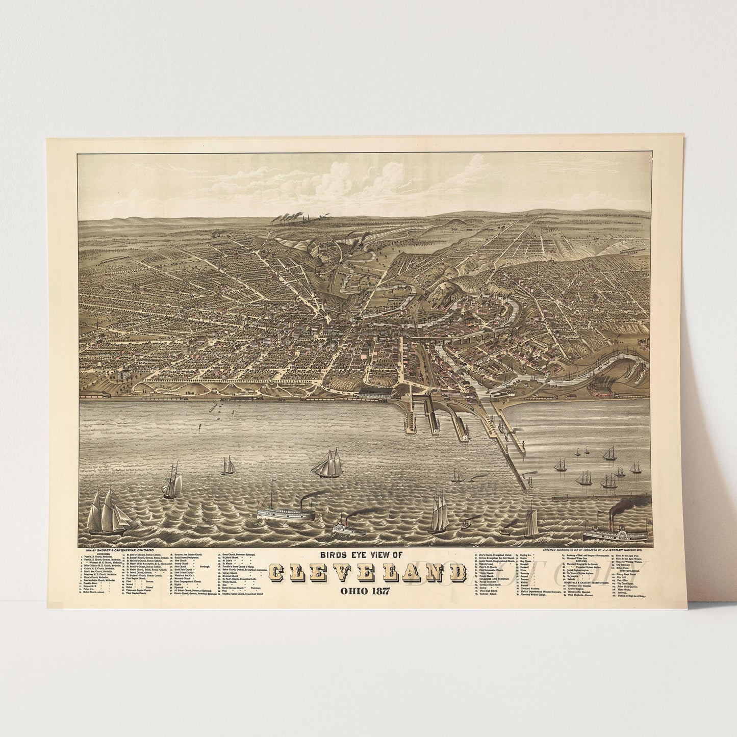 Map of Cleveland