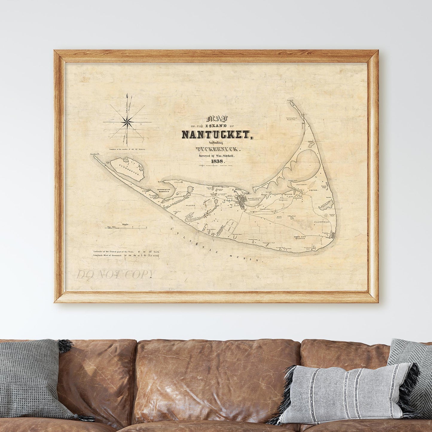 Map of Nantucket 1838