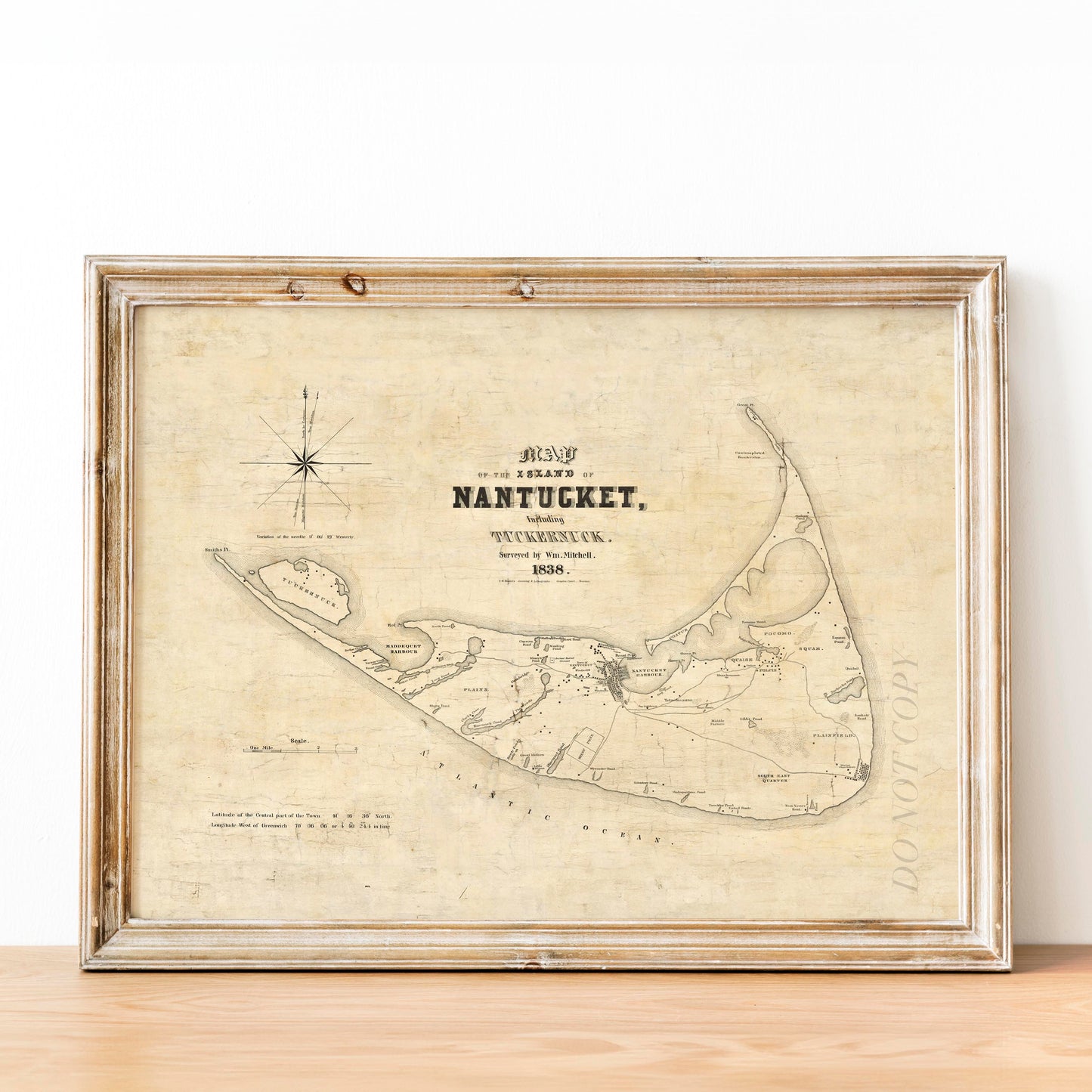Map of Nantucket 1838