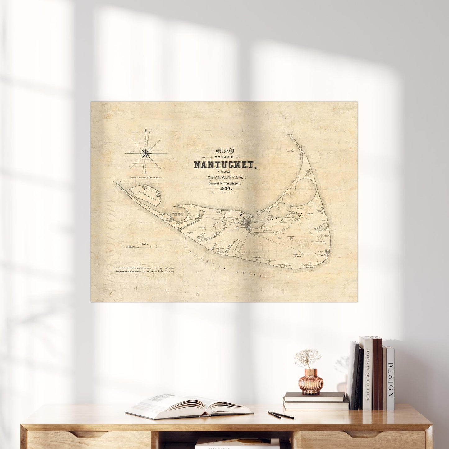 Map of Nantucket 1838
