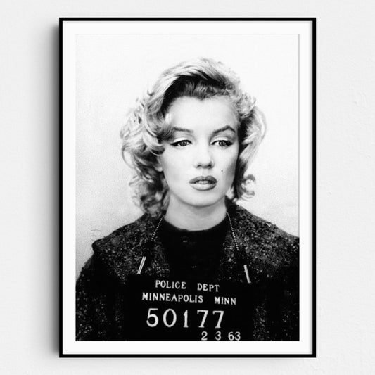 Marilyn Monroe Mug Shot