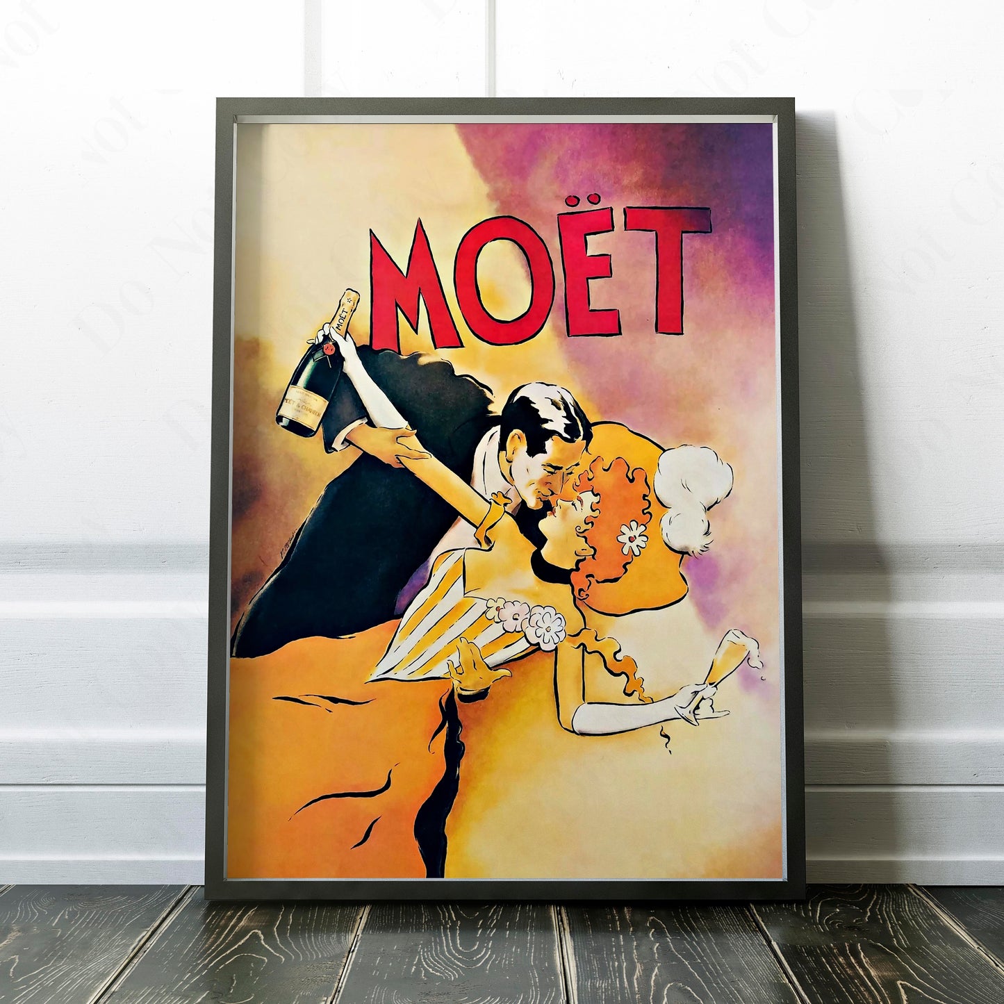 Moët Champagne Vintage Drinking Poster