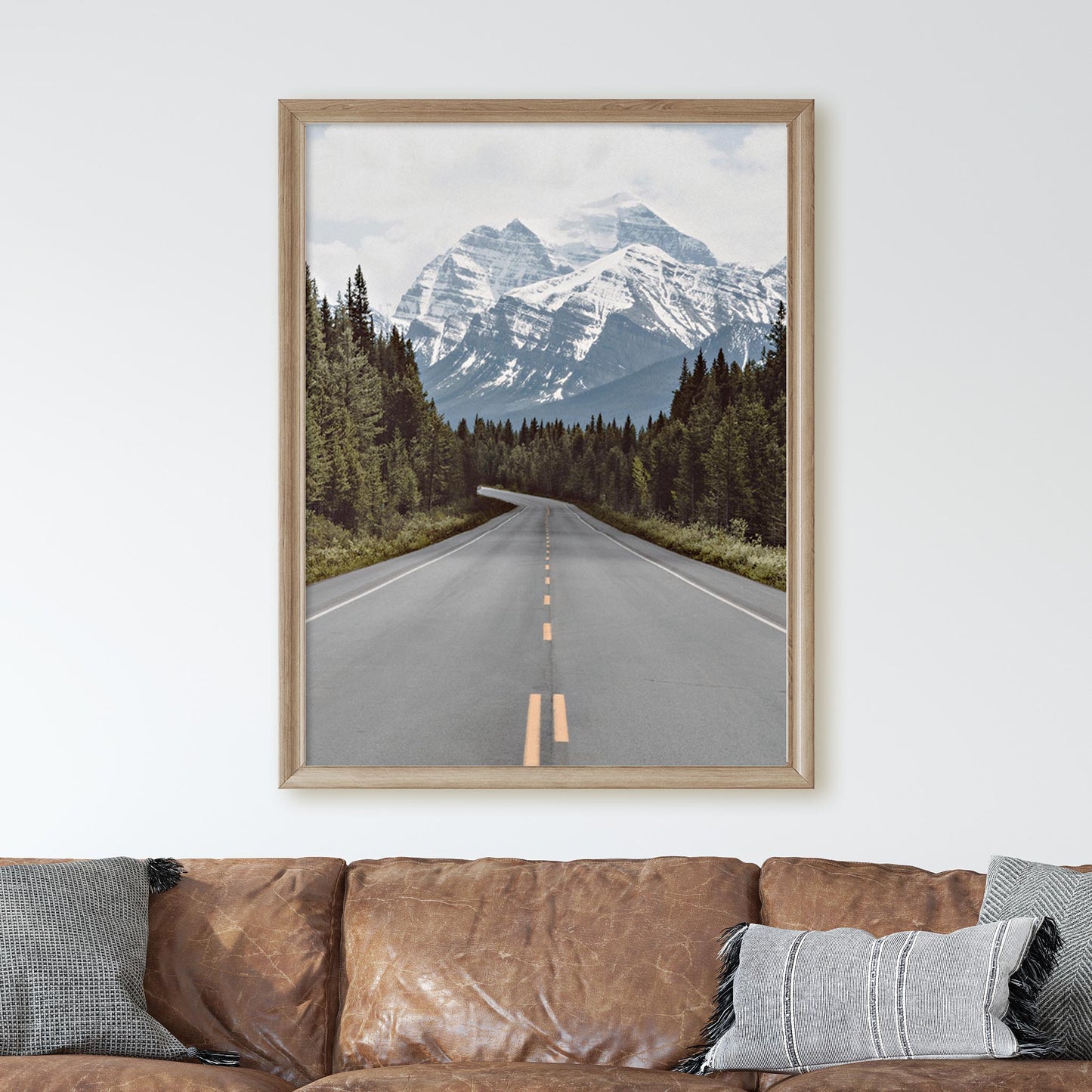Mountain Road in Alaska